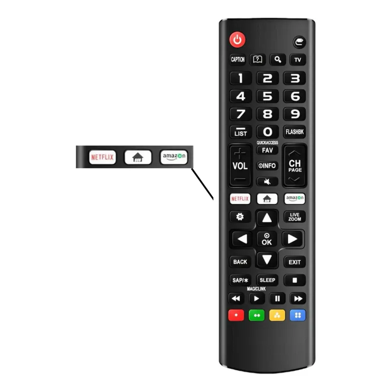 Controle Remoto Para Tv LG Smart 32 43 49 50 55 65 70 - Imagem 2