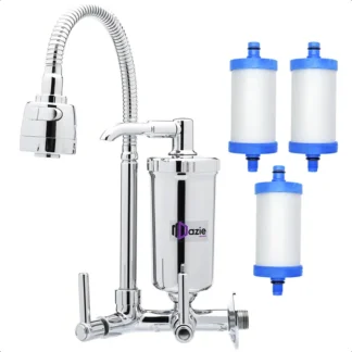 Torneira Dazie Metais Com Filtro Cozinha Para Parede Flexível Móvel Em Abs Cromado Filtro Carbon Block Purificador De Agua