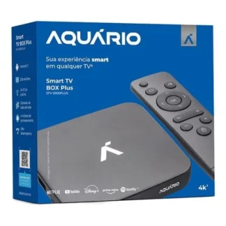 Tv box Aquário PLUS 4K STV-3000 Plus STV-3000 padrão 4K