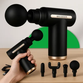 Massageador Pistola Elétrica Profissional Muscular Portátil