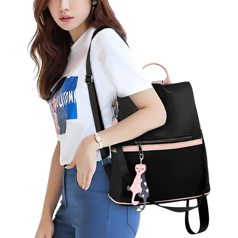 Bolsa Feminina Casual Alça Transversal Moderna Anti Furto - Imagem 3