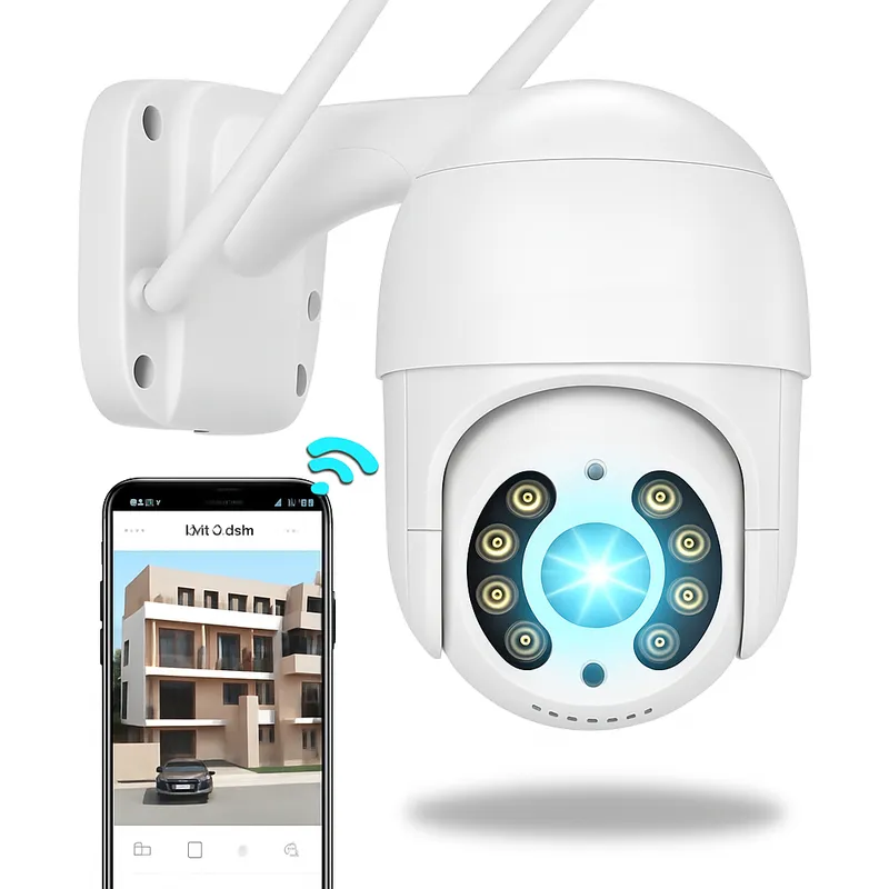 Câmera Ip A8 App Icsee Infravermelho Prova D'água Externa Wifi Hd 3