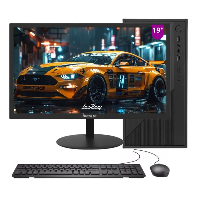 Computador Completo Intel I5, 8gb Ram, Ssd 240, Monitor 19 pol
