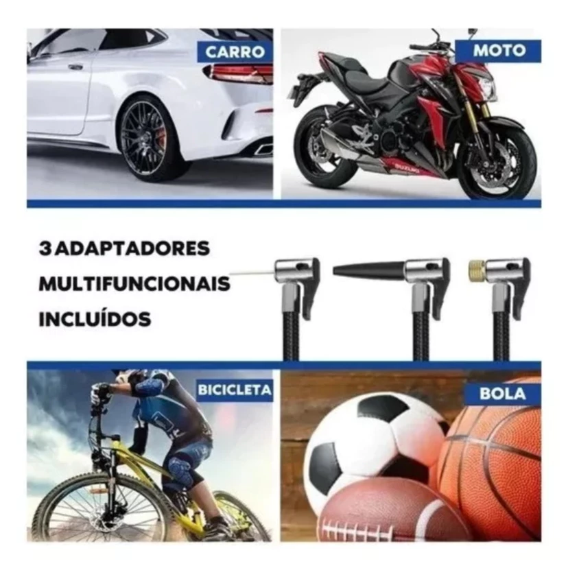 Calibrador Compressor Pneu Digital - Imagem 2