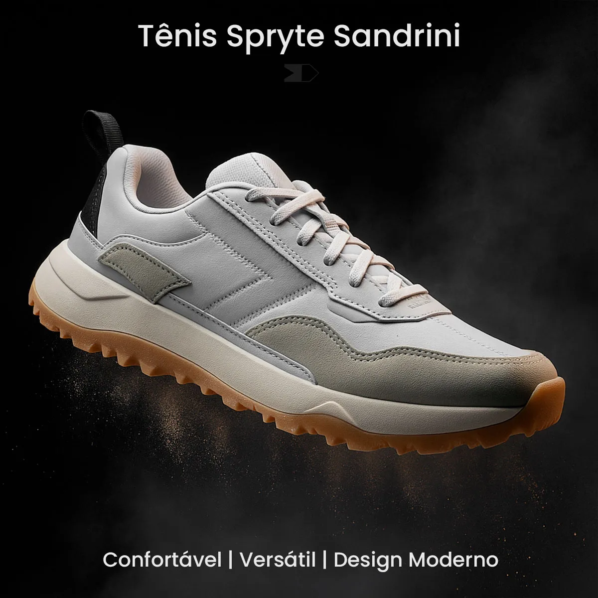 Tênis Sandrini Spryte Masculino Urbano Confortável Casual - Imagem 2
