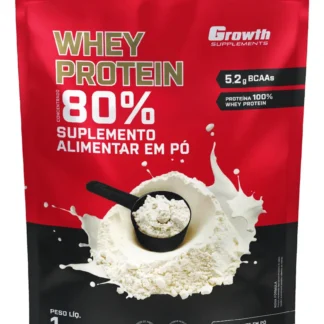Whey Protein Concentrado 1kg Growth Supplements - Leite em Pó