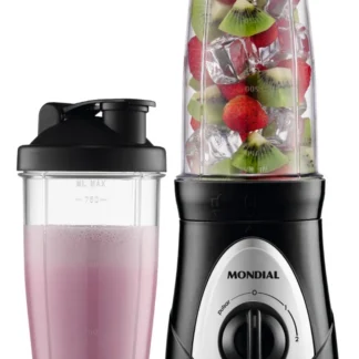 Personal Blender, Mondial, Preto/prata, 300W DG-0