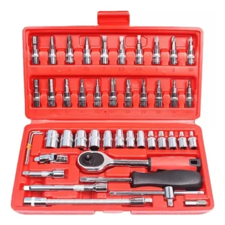 Kit Chaves Ferramentas Jogo 46 Peças