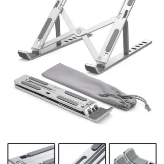 Base Suporte Para  Notebook Alumínio Portátil Articulado
