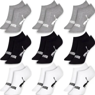 Kit 9 Pares Meias Puma Sapatilha Soquete Invisível Original