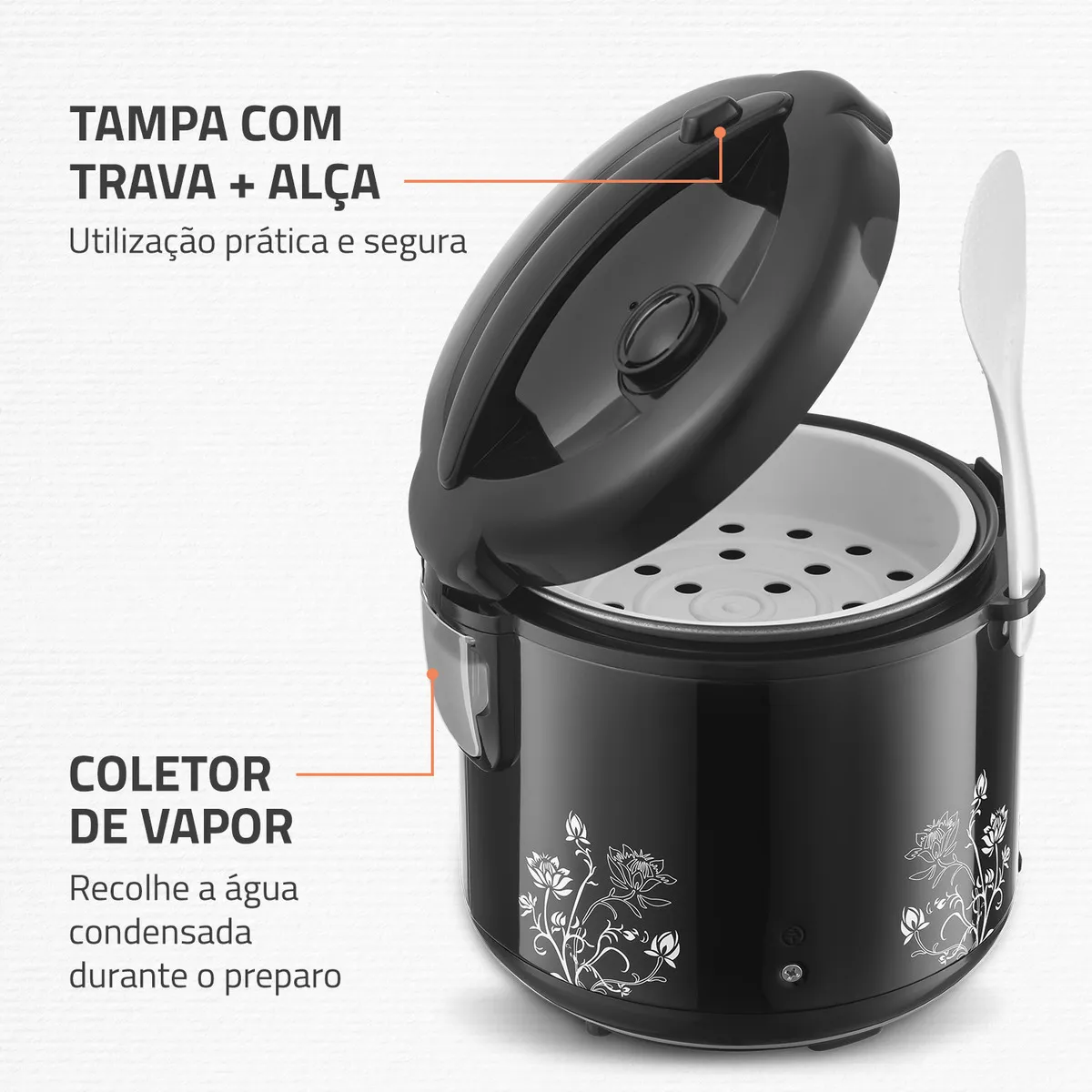 Panela De Arroz Fast Rice 5 Premium Mondial 400W - Imagem 2