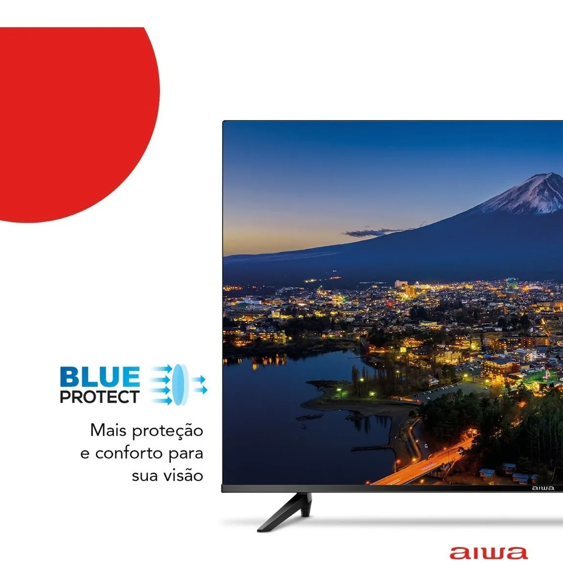 Smart TV AIWA 32” Android HD Borda Ultrafina HDR10 Dolby Áudio - Imagem 2