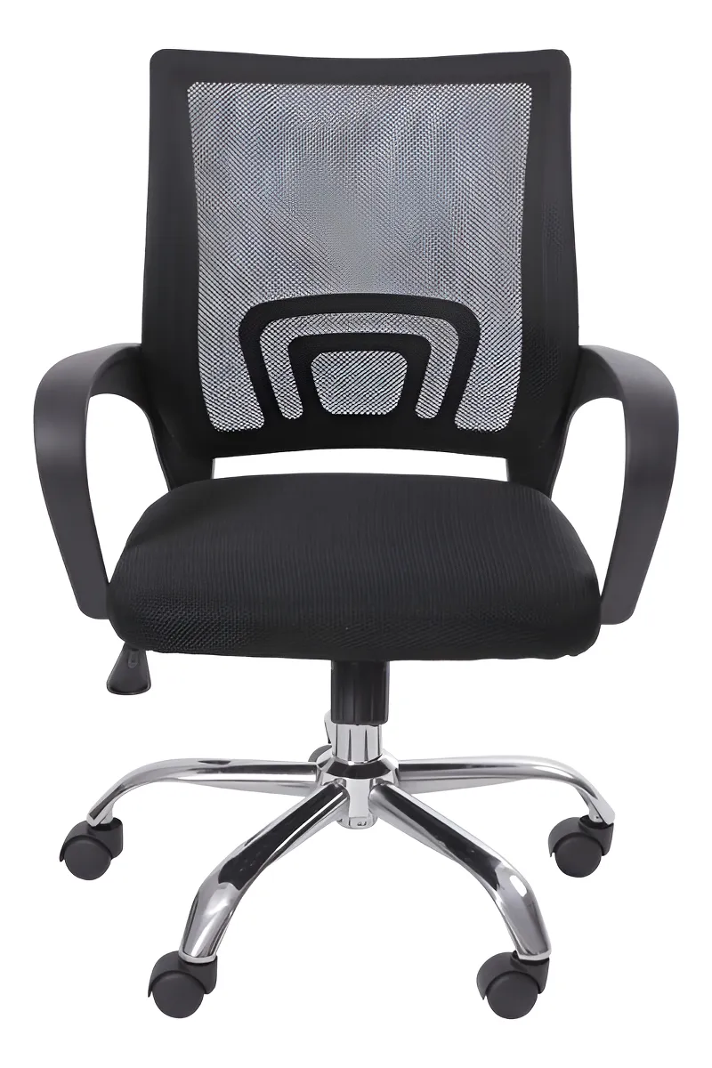 Cadeira de Escritório Giratória Or Design 3310 Preta Ergonomica