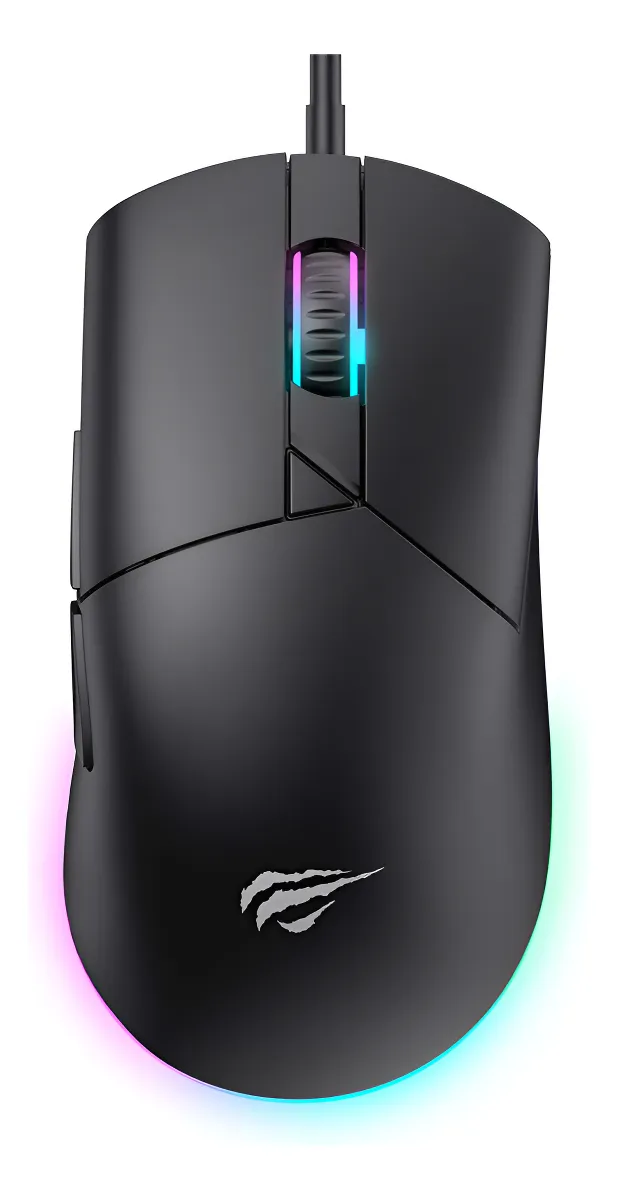 Mouse Gamer Havit Ms1038 8000 Dpi 7 Botões Rgb